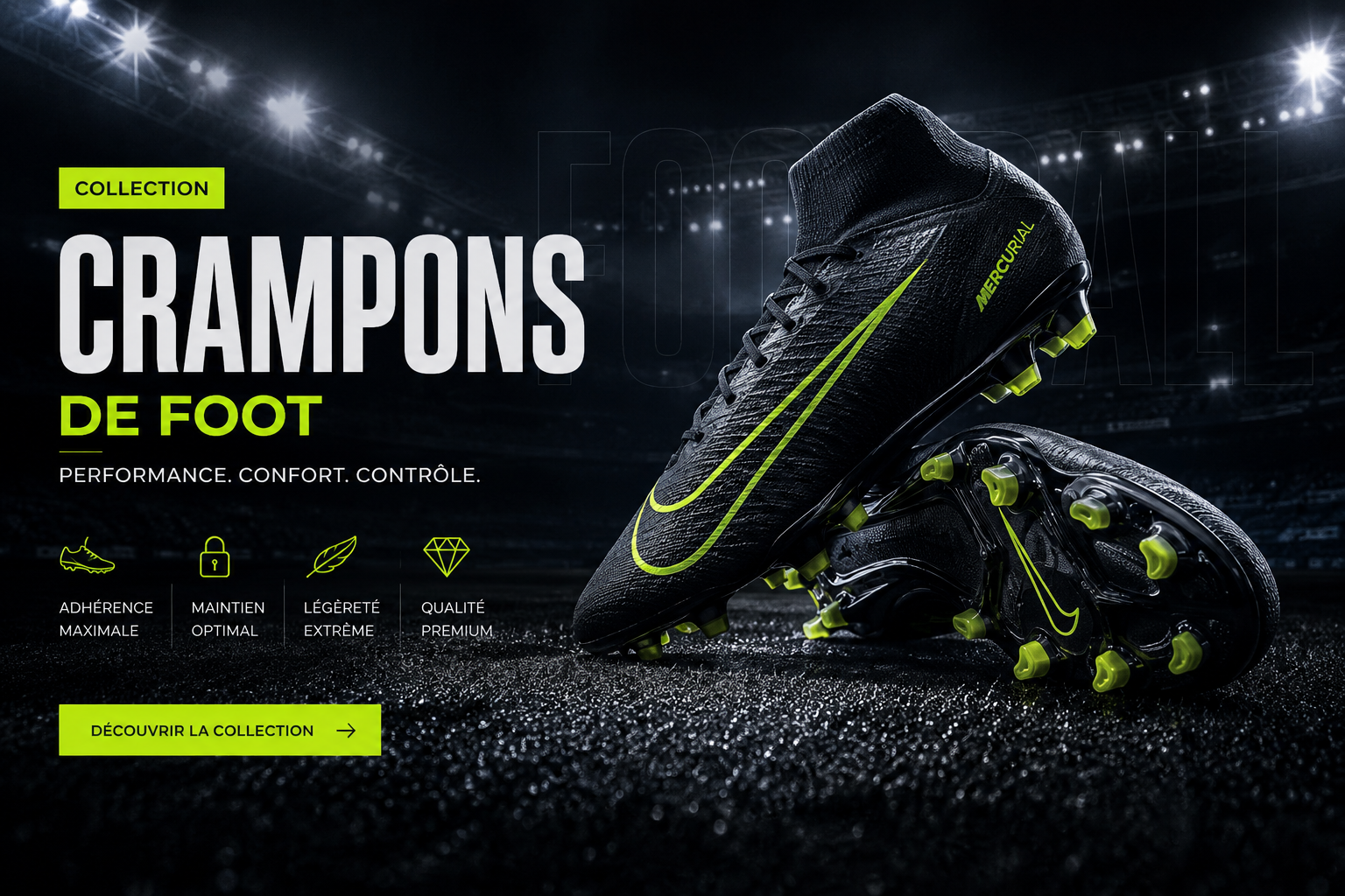 Crampons Football