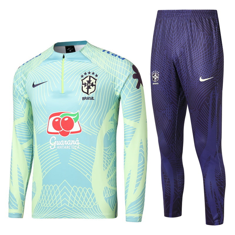 Ensemble Survêtement Football Brésil – Haut + Pantalon