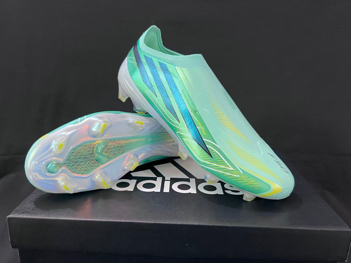 Chaussures de Football sans lacets F50 hyperfast Élite terrain souple