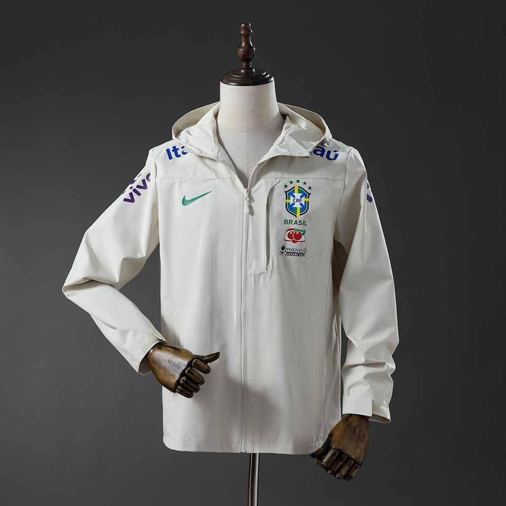 Veste Coupe-Vent Brésil Off White