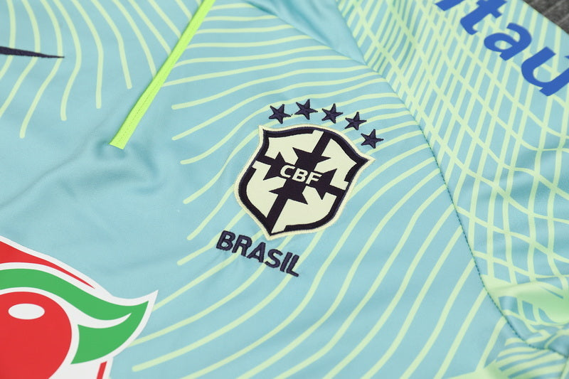Ensemble Survêtement Football Brésil – Haut + Pantalon