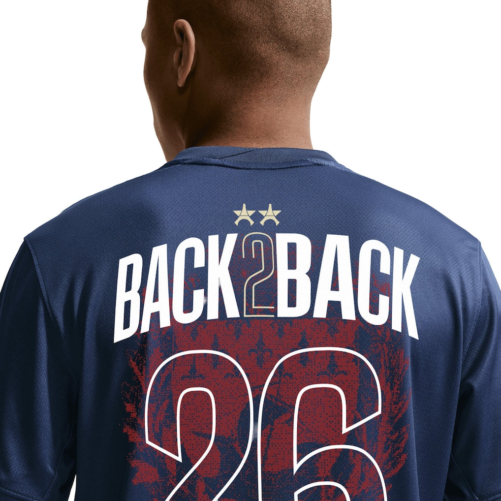 Maillot Domicile Stadium PSG Nike 25/26 - Avec ou Sans Flocage Champions of Europe - 26 Pré-commande