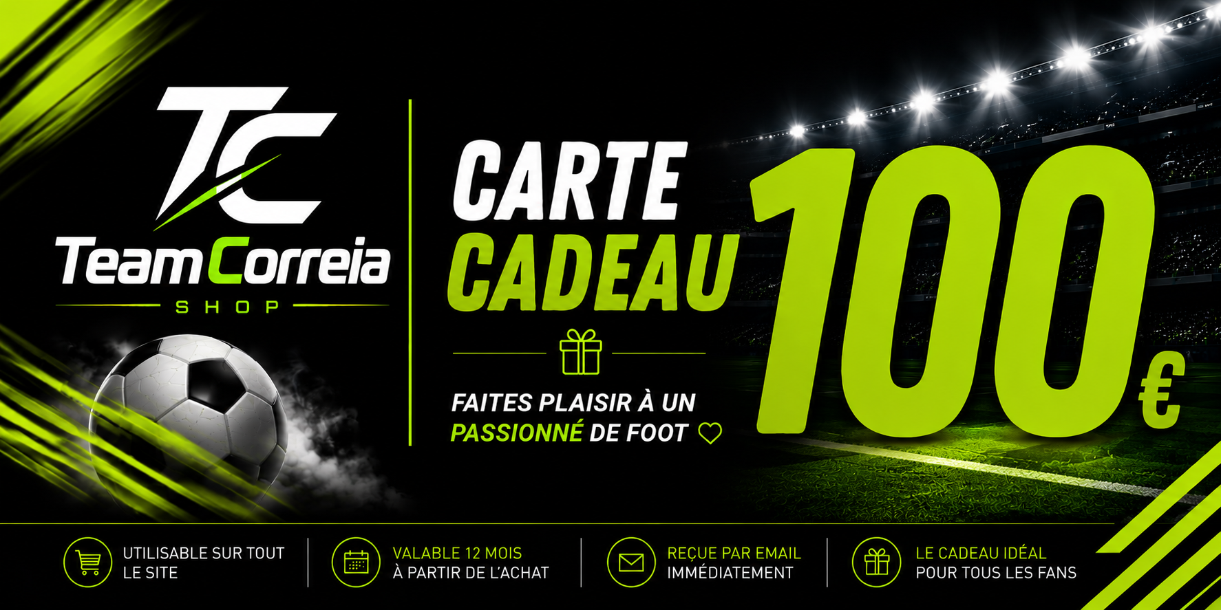 🎁 Carte Cadeau Team Correia Shop