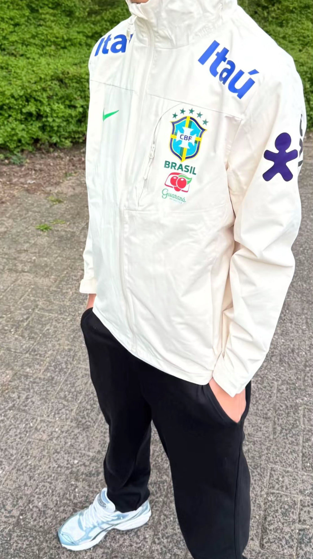 Veste Coupe-Vent Brésil Off White