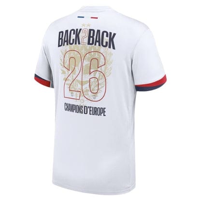 Maillot Domicile Stadium PSG Nike 25/26 - Flocage Champions of Europe - 26 back2back